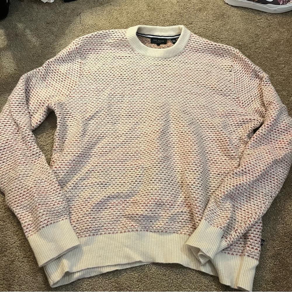 Ted Baker Wool Blend Crewneck Sweater Size 4 Large